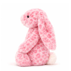 Pink Cheetah Bunny Plush Toy