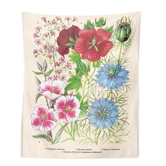 Vintage Flower Wall Tapestry 🌿