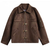 Burnt Sugar Suede Jacket
