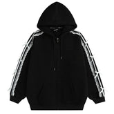 Coquette Lace Sleeve Hoodie