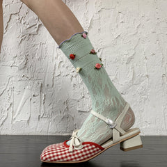 Secret Garden Lace Socks
