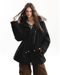Bad Reputation Fur Trim Parka