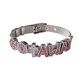 Go Away Rhinestone Bracelet