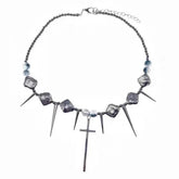 Grunge Aesthetic Cross Necklace