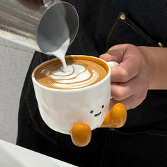 Happy Cappuccino Buddy Mug