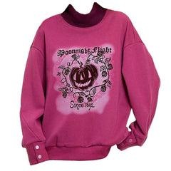 Moonlight Flight Printed Sweatshirt