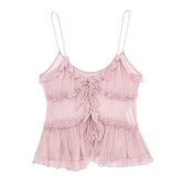 Soft Girl Aesthetic Ruffle Top