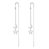 Sun & Moon Dangle Earrings