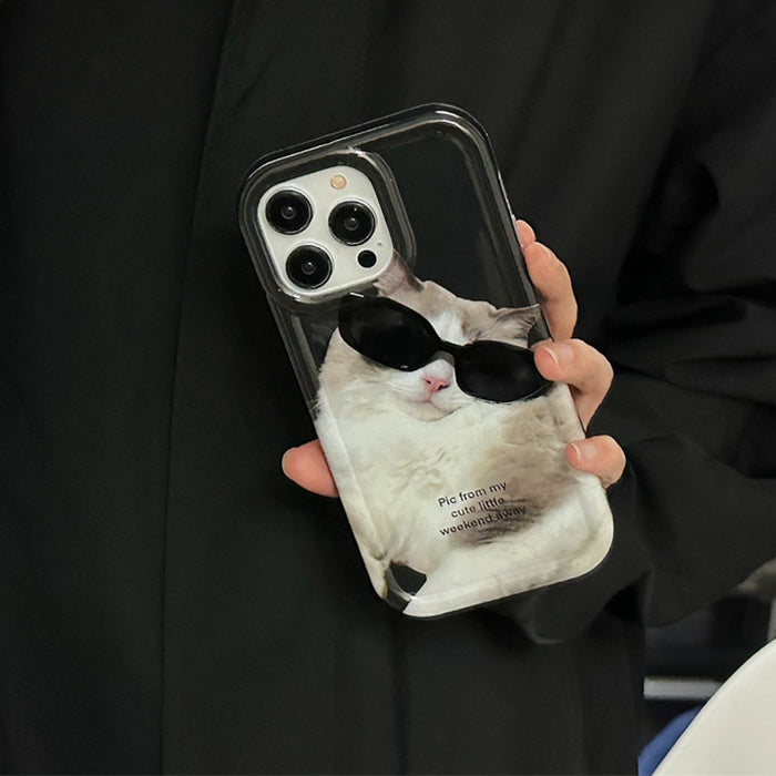 Cat Sunglasses iPhone Case
