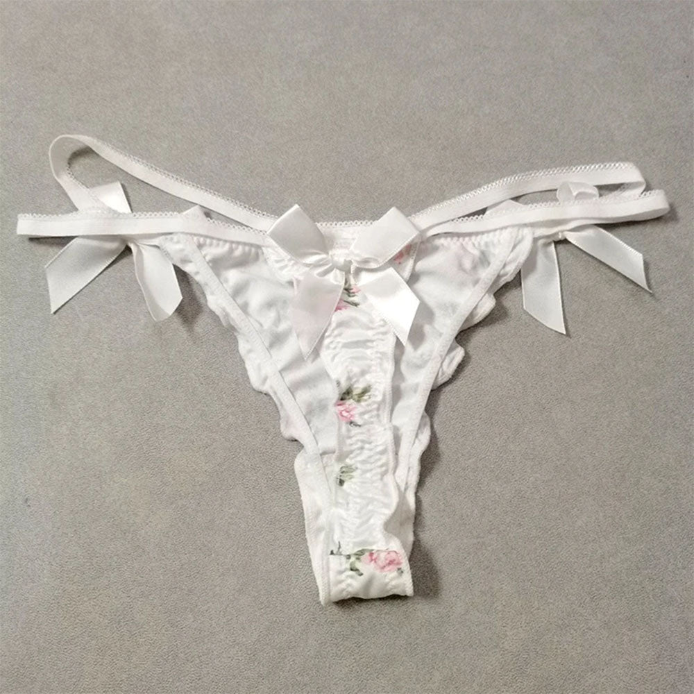 Coquette Bow Floral Lace Panty