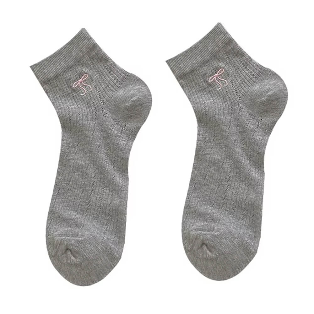 Coquette Bow Print Socks