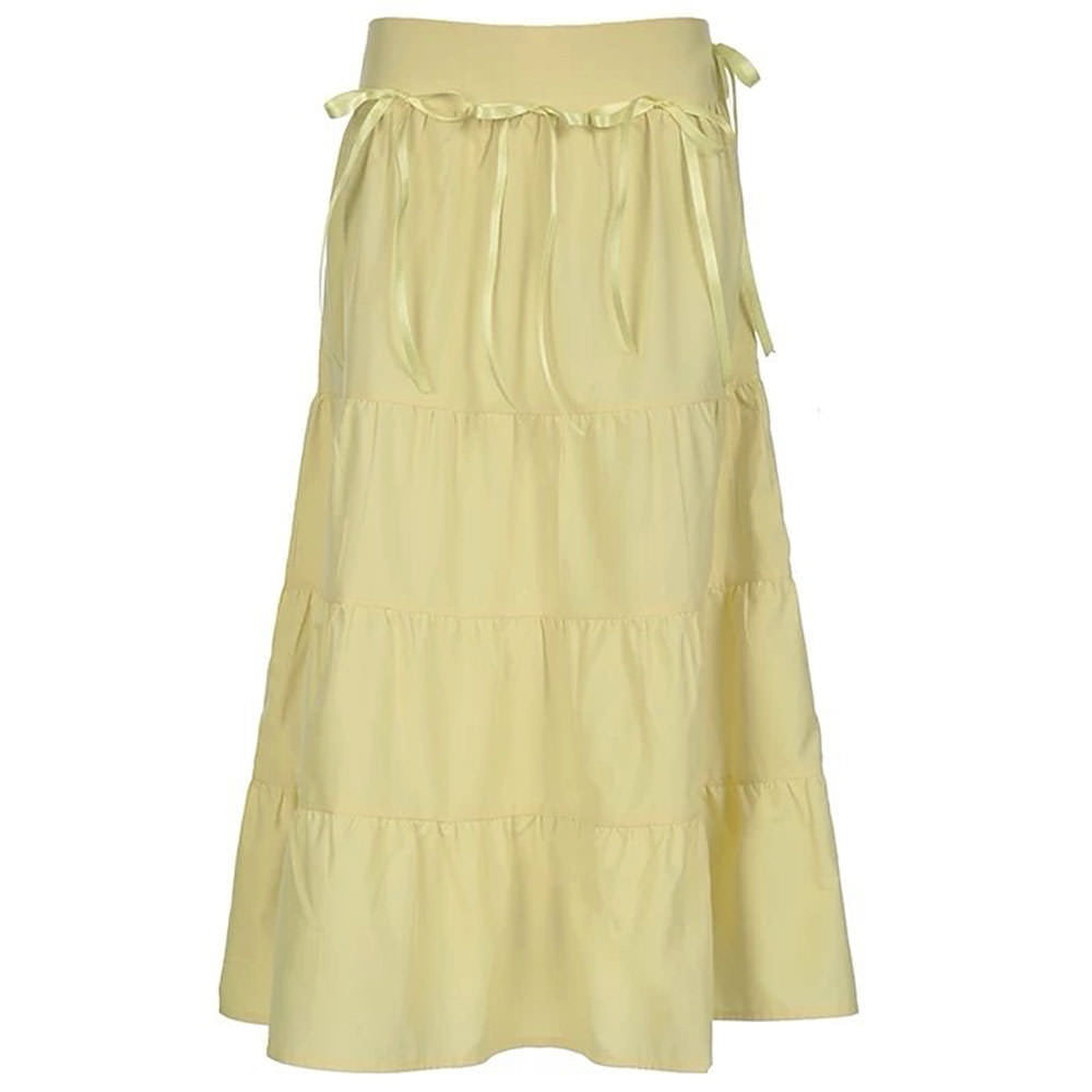 Fairycore Aesthetic Tiered Maxi Skirt