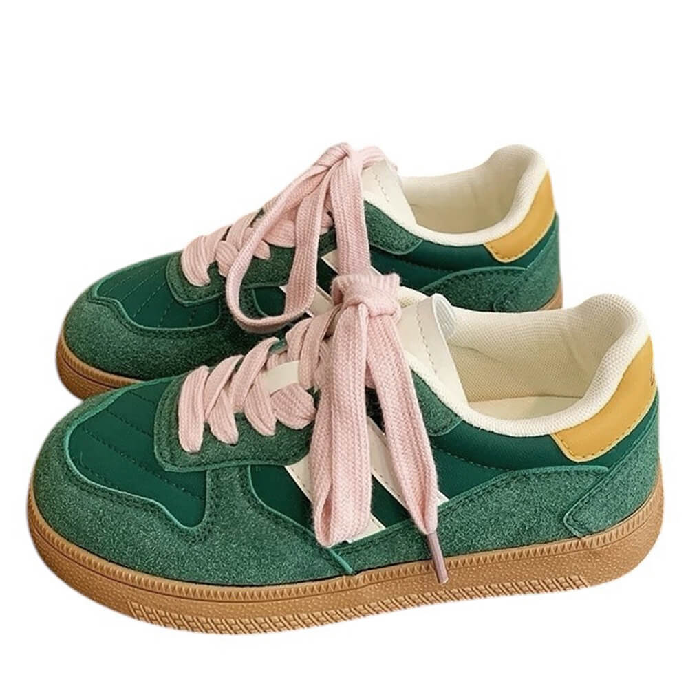 Saturday School Sneakers in Green