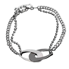 No Lesson Learned Chain Link Necklace