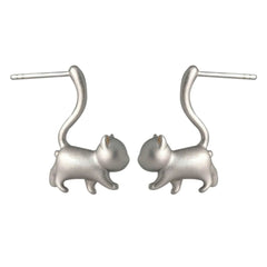 Kitten Stud Earrings