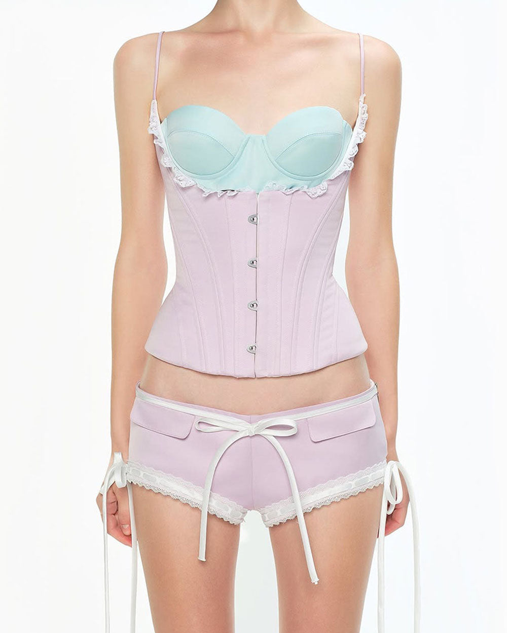 Pastel Mermaid Top & Shorts Co-Ord