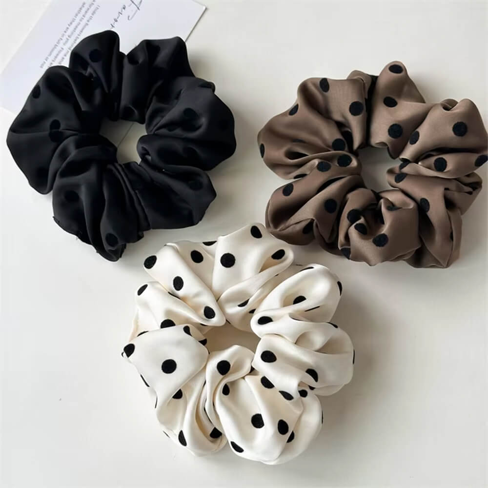 Polka Dot Scrunchie