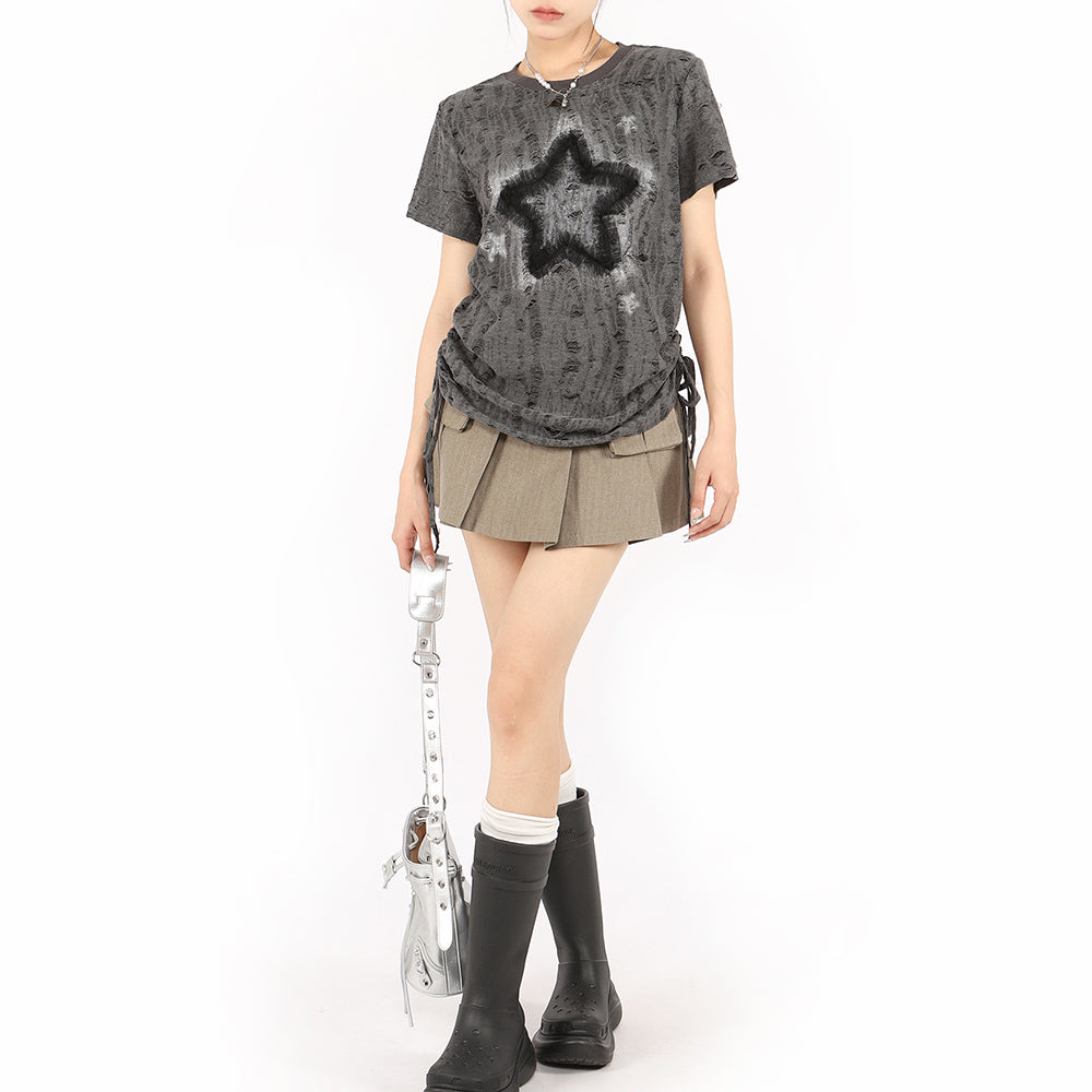Star Print Relaxed Fit T-Shirt