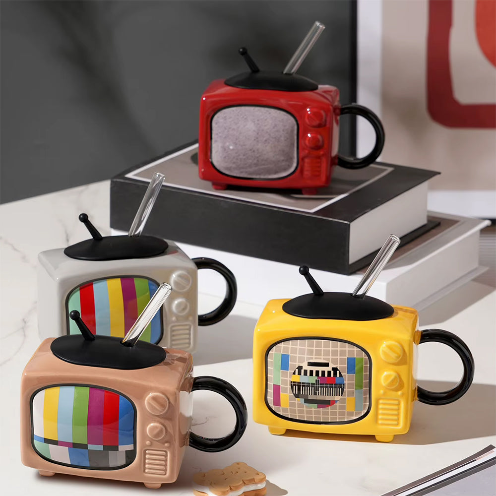 Vintage TV Ceramic Mug